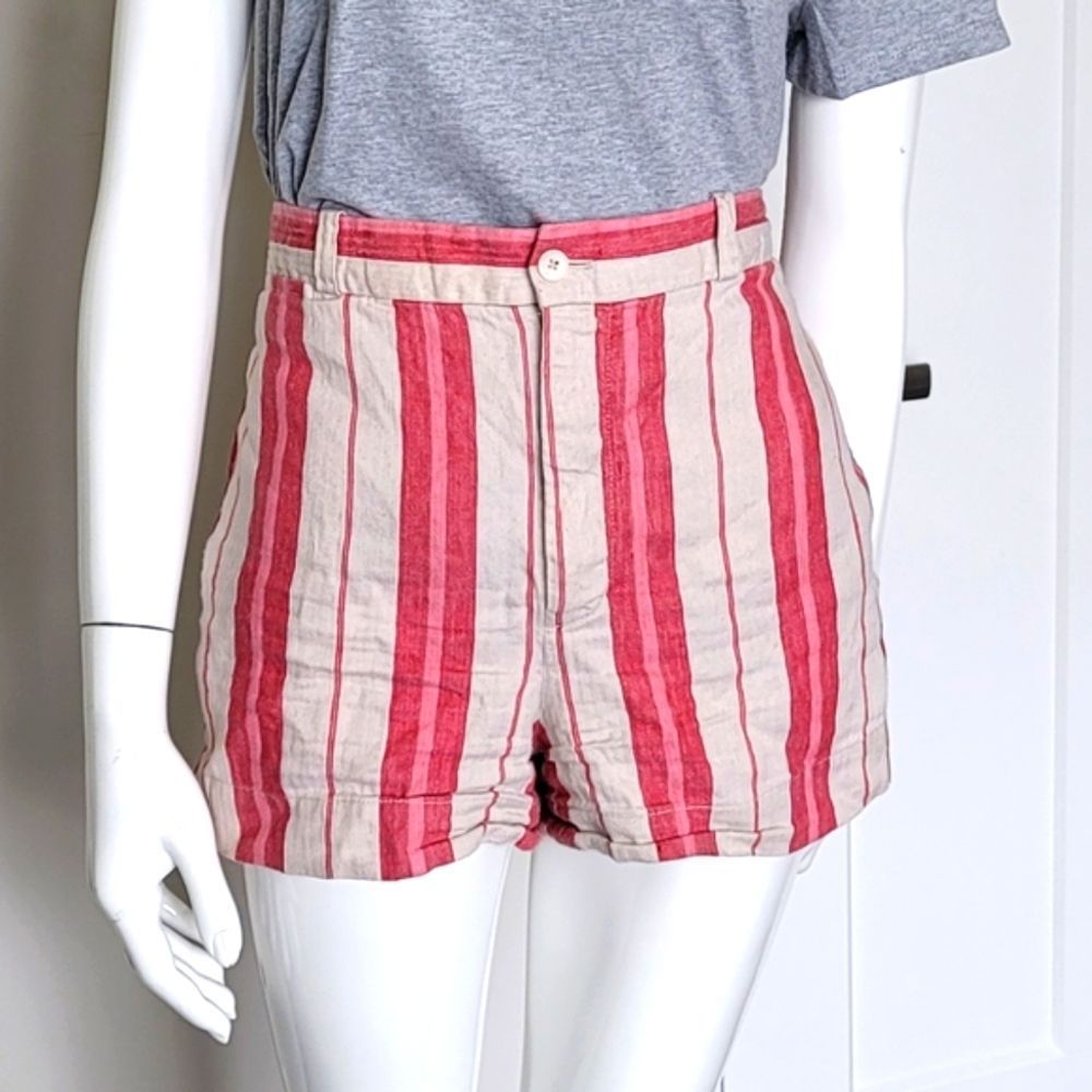 Ralph Lauren Size 12 multicolor cream and pink shorts